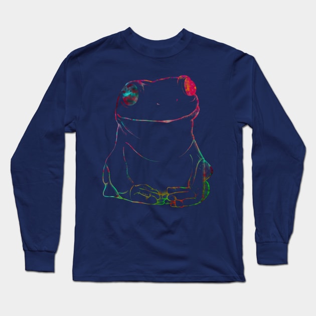 Polite Little Frog VIII Long Sleeve T-Shirt by Velvet Earth